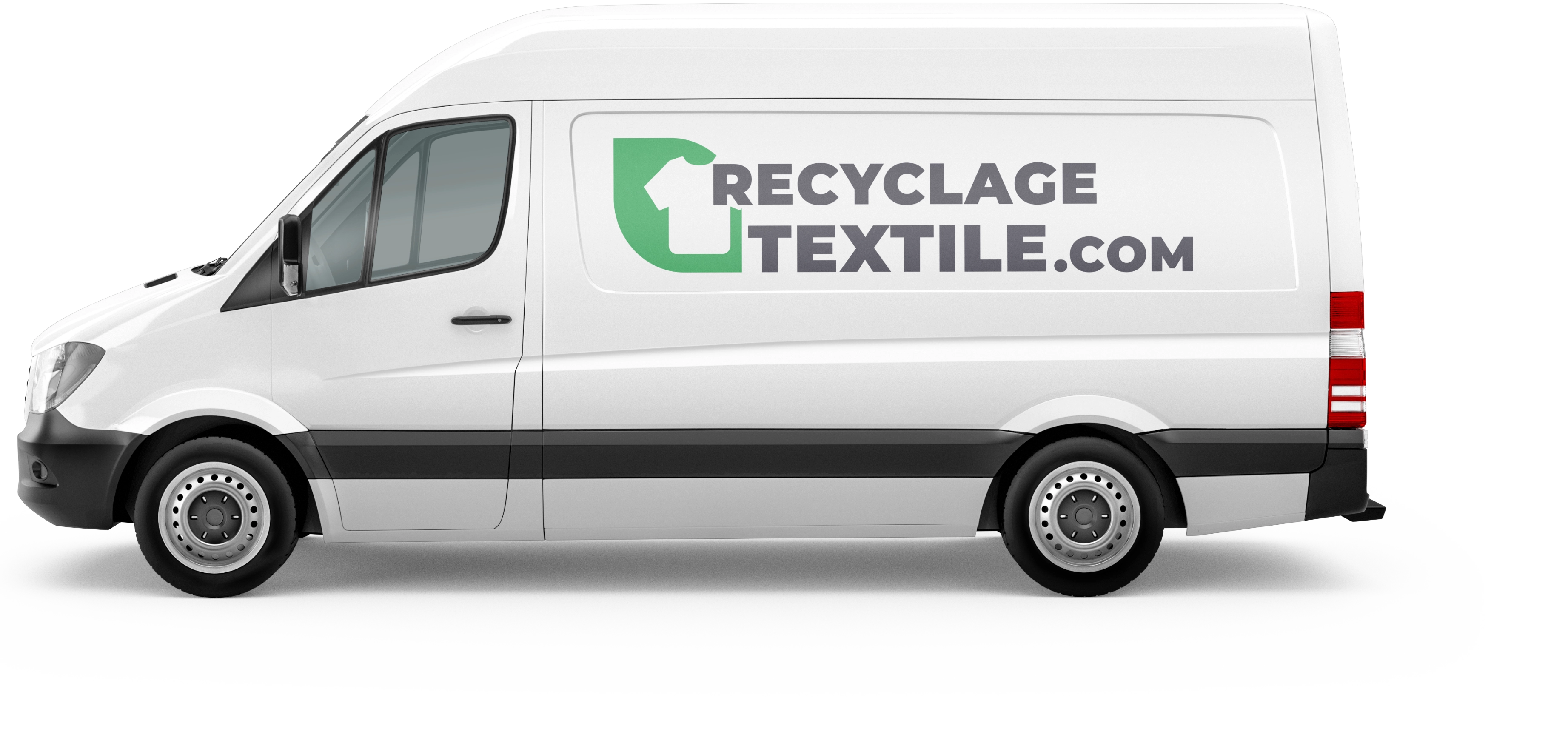 camionnette recyclage textile